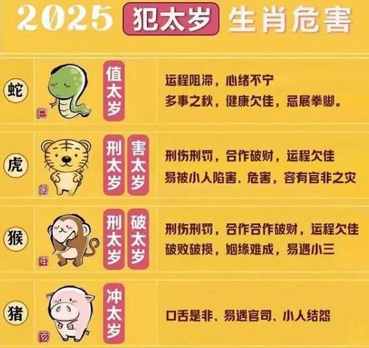 生肖属相化解（属虎2025犯太岁化解方法）