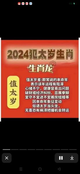 龙年太岁什么生肖属相（龙年犯太岁的生肖有哪些2024）