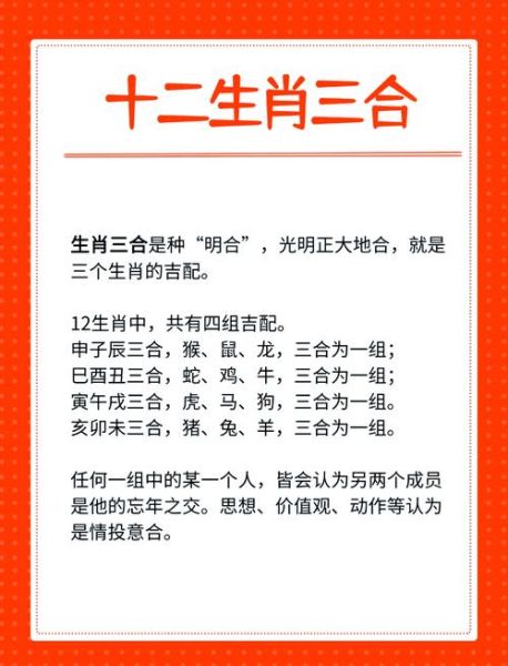 属相合生肖（属相合生肖怎么看最简单）