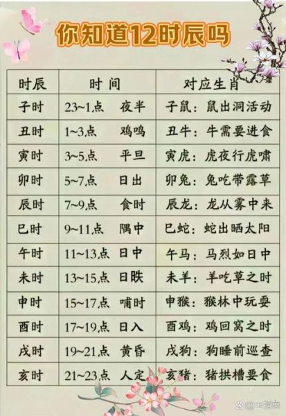 出生时候与生肖属相（出生时辰对应的生肖怎么算）