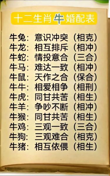 生肖牛可以生什么属相（生肖牛生什么宝宝最好）