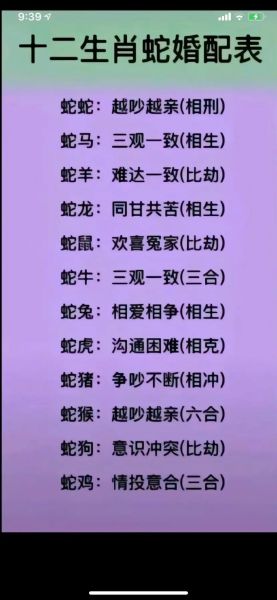 蛇属相戰猜生肖（蛇属相最准生肖配对查询）
