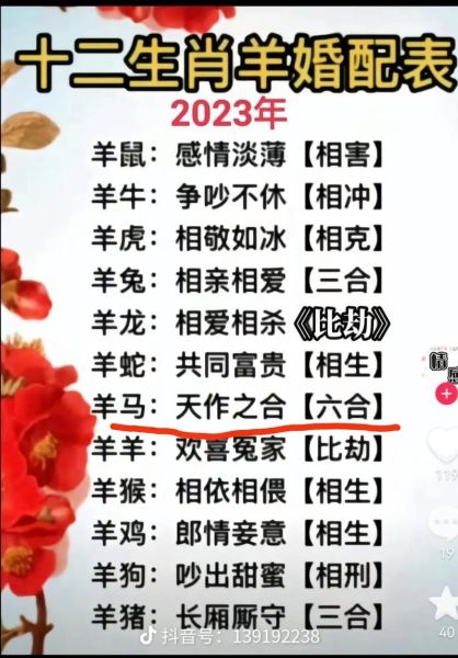 生肖羊适合什么属相结婚(属羊和什么属相结婚最好)