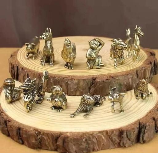 十二生肖属相铜器摆件