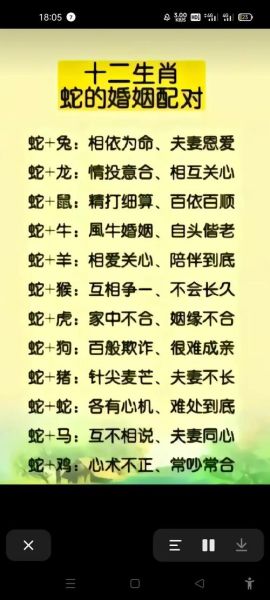 生肖蛇最爱的属相（生肖蛇最爱的属相TOP3是什么）