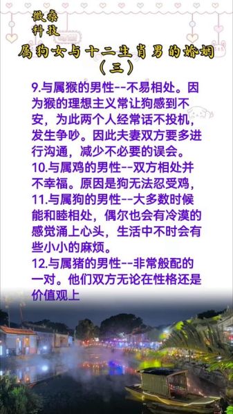 属相狗宜配什么生肖(属狗的和什么属相合?小白速查婚姻指南)