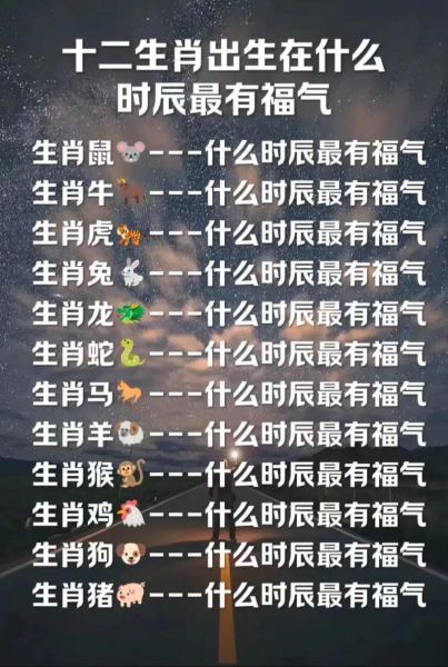 十二生肖有福气的属相(十二生肖谁最有福气)