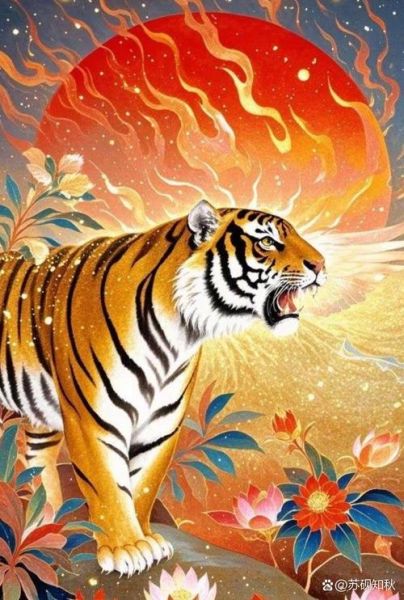 属相虎生肖图（2024属相虎生肖图高清壁纸大全）