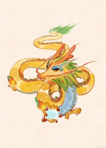 生肖图片属相龙的画法（生肖龙简笔画画法）