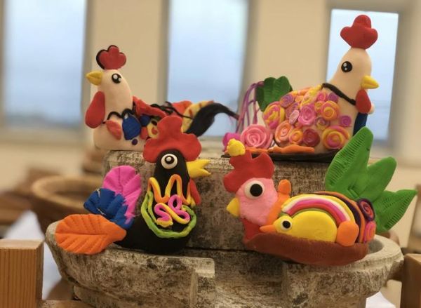 黏土生肖鸡属相（黏土生肖鸡属相手工教程）