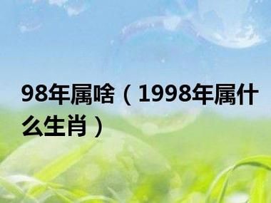 1998年属相生肖（1998年属什么生肖？一看就懂！）