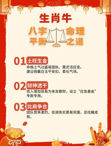 生肖属相运势解密图(2025属牛人运势图详解版)