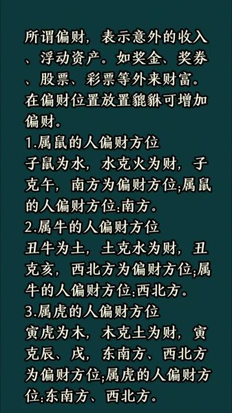 今日偏财好运生肖属相