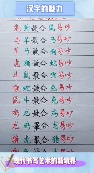 生肖配对十二生肖属相婚姻配对（生肖属相婚姻配对大全）