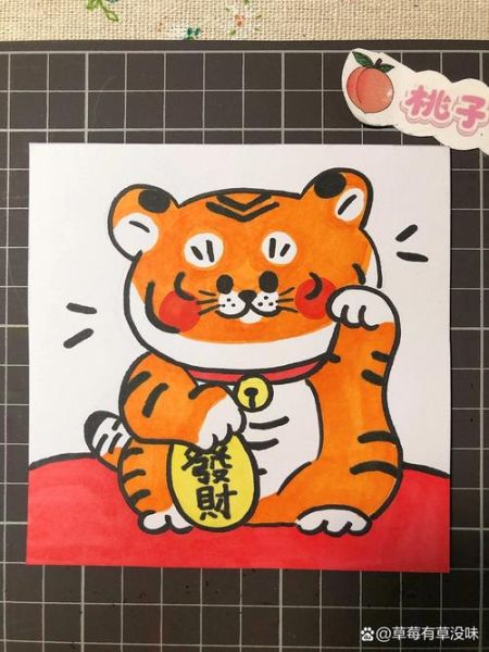 虎的生肖属相画画（属虎简笔画如何画🎨适合新手）