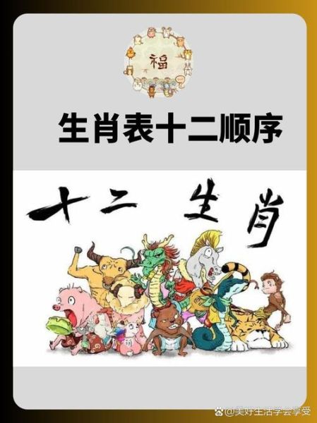 属相生肖排列表格（属相十二生肖顺序表）