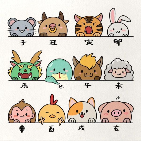 十二生肖属相本子（十二生肖属相本子怎么画才简单好看）