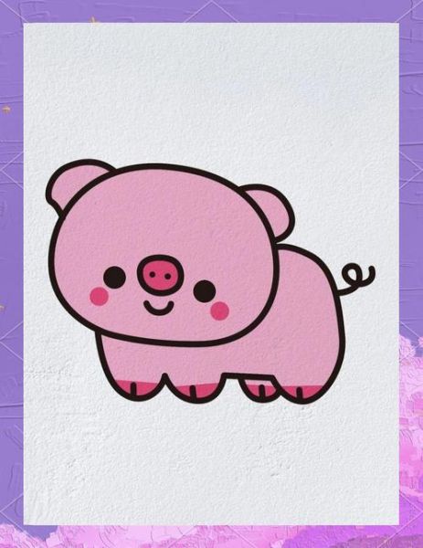 属相生肖猪怎么画（生肖猪简笔画教程）