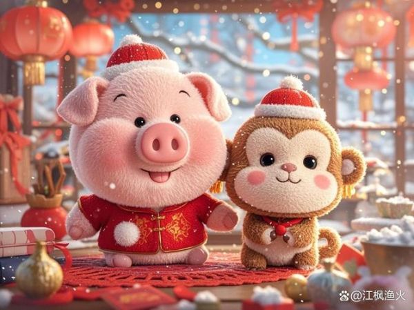 生肖猪属相猴（小猪和小猴子能和谐相处吗？）