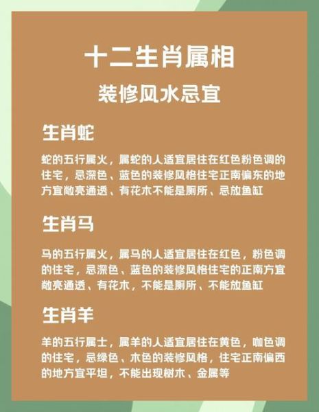 新房忌讳属相有哪些生肖