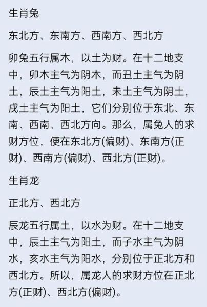 生肖属相财运说法（2024生肖财运详解：如何查自己的财位）