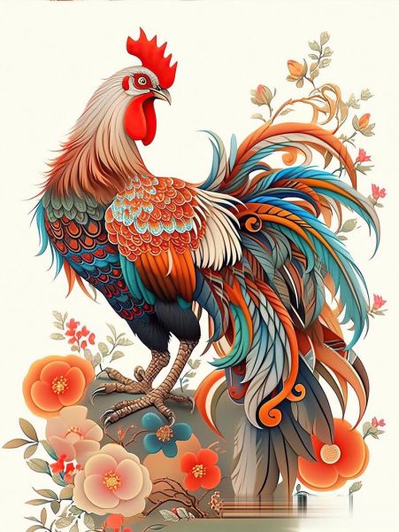 鸡年属相生肖图（鸡年属相生肖图高清合集）