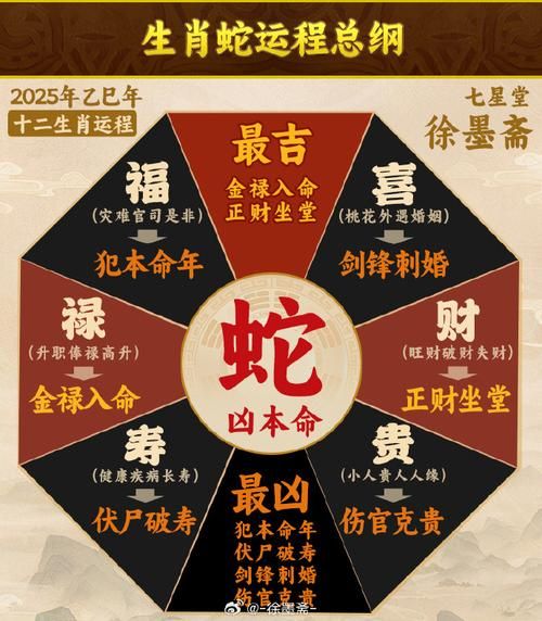 生肖蛇属相方位（生肖蛇最佳方位布局图解）