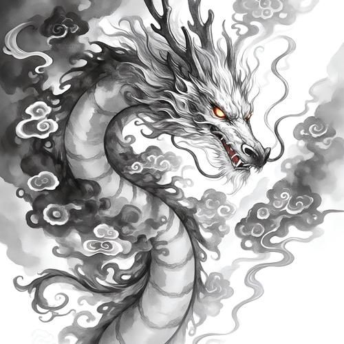 十二生肖国风属相插画（国风水墨十二生肖插画新手教程）