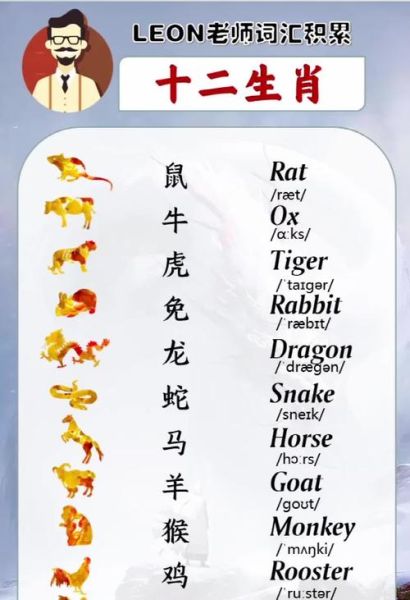 英文介绍自己的生肖属相（英文介绍自己的生肖属相怎么说）