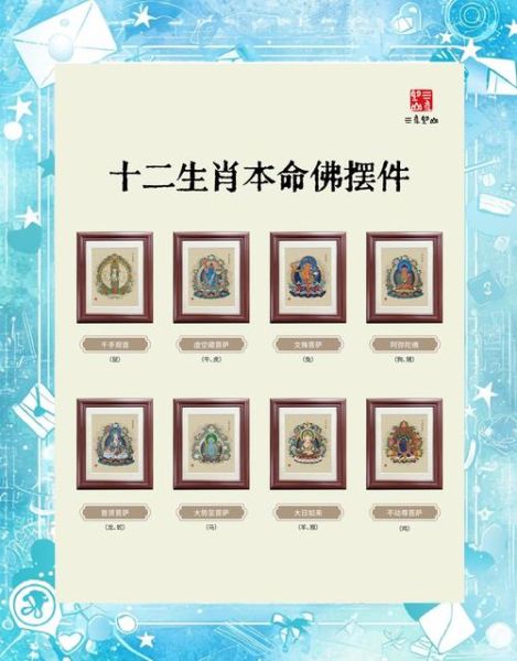 生肖属相菩萨图片高清（12生肖对应本命佛图片高清全解析）