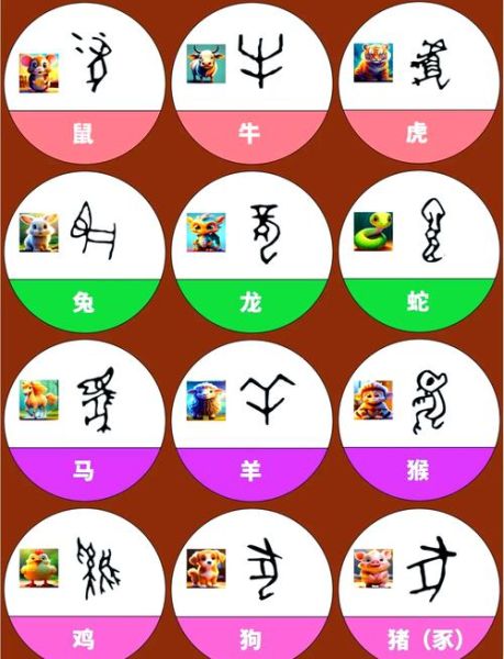 十二生肖属相汉字进化（十二生肖属相汉字演变史）
