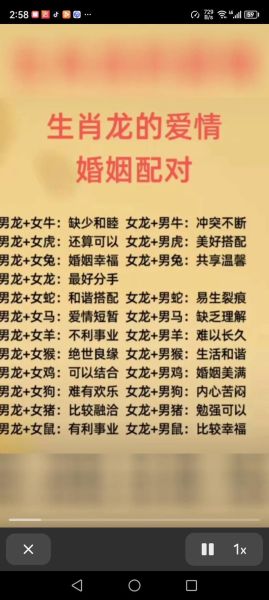 女龙最佳生肖配对属相（女龙和什么属相最配婚姻男）