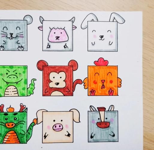 生肖属相儿童画(生肖属相儿童画入门教程)